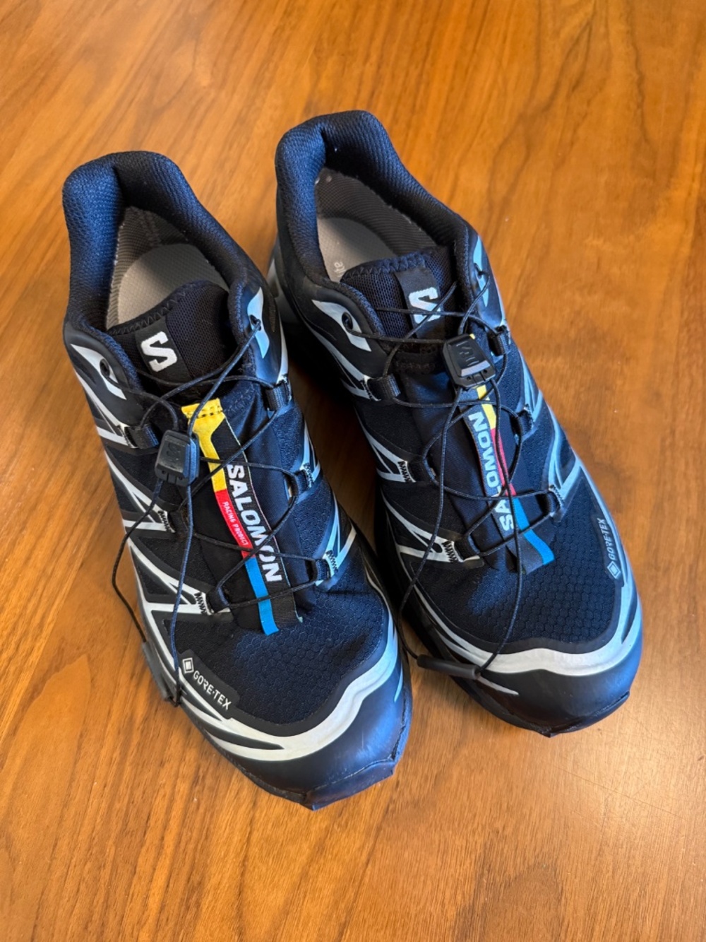Salomon Women's Black/Grey Athletic Trail Running Shoes with Color Accents